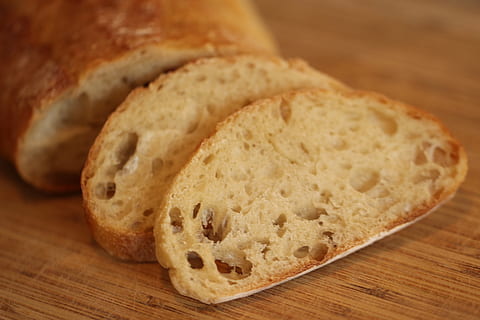 sliced, bread, surface, slice, food, wheat, loaf, healthy, bakery, meal, baked, flour, diet, kitchen, crust, rural, cooking, baking, grain, toast, freshness, wood - Material, loaf of Bread, table, brown, breakfast, homemade, healthy Eating, rustic, food and drink, close-up, indoors, focus on foreground, no people, cutting board, studio shot, wellbeing, ready-to-eat, wholegrain, macro, snack, 5K, CC0, public domain, royalty free