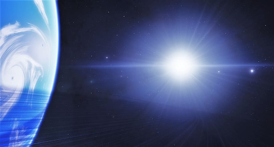joc, spaceengine, stea, planeta albastră, cer, albastru, spaţiu, natură, stea - spațiu, soare, nor - cer, rază de soare, lumina soarelui, astronomie, planeta - spațiu, Planeta Pământ, tehnologie, fundaluri, lucios, nici o persoana, lumină - fenomen natural, atmosfera, lentila flacara, luminos, 1080P