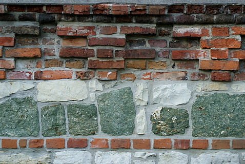 Wehrmauer, Backstein, Kreide, Stein, die Architektur, alt, Wände, Lubelskie, Chelsea, Polen, Hintergründe, Wandbau - Funktion, Muster, Zement, rot, Ziegelwand, Wand, gebaute Struktur, keine Leute, Tag, Vollbild, Gebäudehülle, texturiert, draußen, Nahansicht, Rau, große gruppe von gegenständen, verwittert, Steinwand, Beton, 4K, CC0, gemeinfrei, lizenzfrei