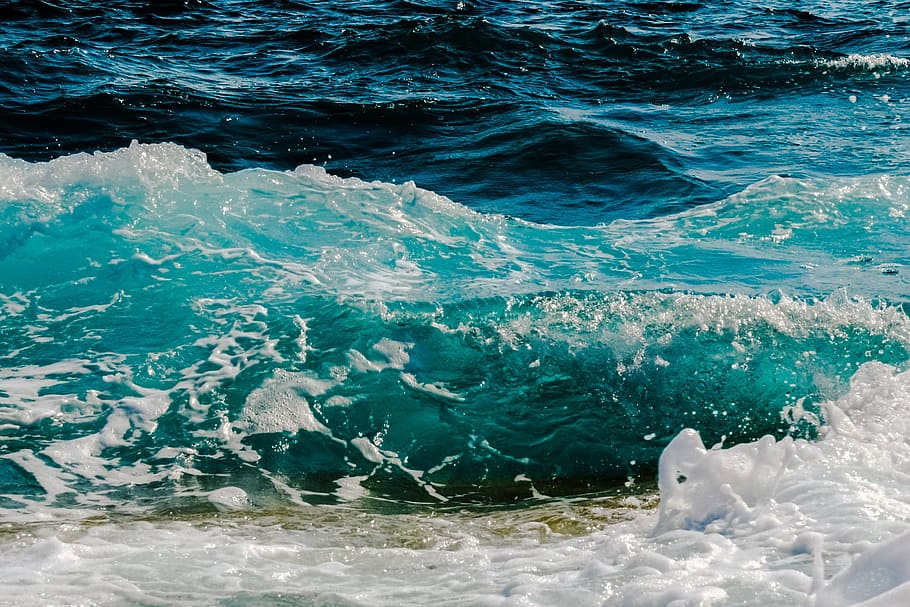 bølge, knusning, hav, spray, skum, turkis, natur, sprøjt, plaske, vand, bevægelse, surfing, vandsport, sport, havnefronten, skønhed i naturen, dag, udendørs, strøm, magt i naturen, scenics - natur, sollys, blå, svømmepøl, turkisfarvet, 2K