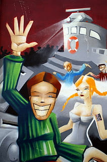 vægmaleri, væg, graffiti, facade, maleri, repræsentation, Kunst og håndværk, menneskelig repræsentation, kreativitet, mandlig lighed, ingen mennesker, stilleben, håndværk, legetøj, kvindelig lighed, indendørs, figur, skulptur, tæt på, bord, dekoration, multi farvet, statue, religion, 1080P, CC0, offentligt domæne, royaltyfrie