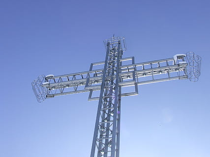 çapraz, dağ, kar, gökyüzü, düşük açılı görünüş, açık hava, metal, mavi, doğa, yapılı yapı, makinalar, vinç - inşaat makinaları, uzun - yüksek, inşaat sektörü, insansız, mimari, gün, inşaat sahası, gelişme, açık havada, kopya alanı, sanayi, inşaat makineleri, yapı ekipmanı, 2K, CC0, kamu malı, telif ücretsiz