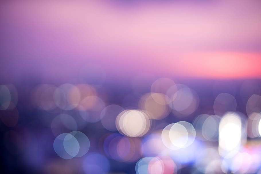 bokeh fotografie, soumrak, abstraktní, rozmazat, Pohled, západ slunce, panoráma, rozmazané, bokeh, růžový, žlutá, lensflare, nebe, scéna, střešní, střecha, nachový, noc, vysoký, v centru města, svítání, svítí, rozostření, pozadí, puntíkovaný, světlo - přírodní jev, geometrický tvar, kruh, vícebarevné, vzor, tvar, řeřavý, osvětlovací zařízení, nikdo, abstraktní pozadí, zářivé barvy, éterický, lesklý, noční život, světlo, jasně osvětlené, venku, efekt, 1080P
