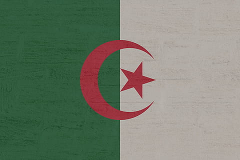 algeria, bandiera, rosso, caratteristica della parete, nessuno, colore verde, comunicazione, struttura costruita, cartello, forma, architettura, simbolo, giorno, avvicinamento, all'aperto, natura, Colore bianco, luce del sole, patriottismo, forma geometrica, cerchio, 1080P, CC0, dominio pubblico, privo di copyright