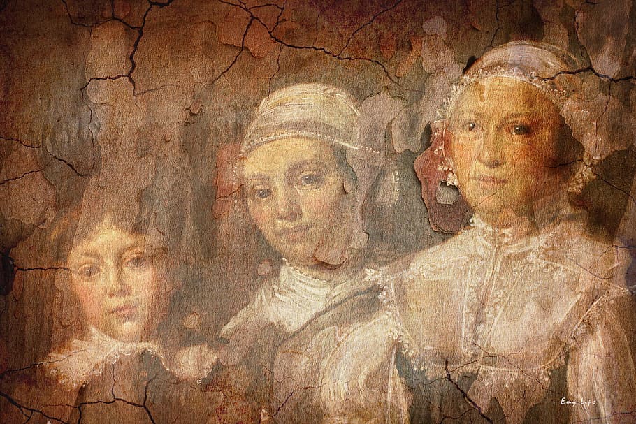 art, foto, art i artesania, representació humana, religió, representació, grup de persones, dones, adult, història, creativitat, antiguitat, a l'interior, femelles, el passat, gent, retrat, cultura i entreteniment artístic, espiritualitat, semblança masculina, rostre humà, efecte texturat, compost digital, 5K