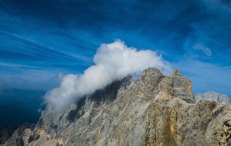 núvols, muntanya, dachstein, schladming, alpí, cel, glacera, naturalesa, escenics, paisatge, cim de muntanya, blau, a l'aire lliure, núvol - cel, Serra, rock - object, bellesa a la natura, cloudscape, viatjar, dia, cap gent, tranquil·litat, escenics - natura, rock, geologia, escena tranquil·la, formació de roca, sòlid, geografia física, escena no urbana, vista d’angle baix, formació, poder a la natura, 4K