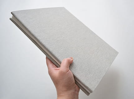 Book, Hand, Coverage, book, hand, human hand, human body part, holding, one person, studio shot, people, gray, paper, copy space, indoors, single object, gray background, close-up, white background, body part, publication, business, adult, blank, finger, human limb, 1080P, CC0, public domain, royalty free