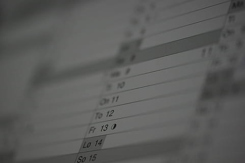 selektiv, fokus fotografie, Antwortbogen, Woche, Datum, Kalender, Zeit, Nummer, Nahansicht, selektiver Fokus, drinnen, keine Leute, einzelnes Objekt, extreme Nahaufnahme, Musik-, Gesundheitswesen und Medizin, Papier-, Richtigkeit, Kunst, Kultur und Unterhaltung, Stillleben, Studioaufnahme, Messinstrument, Fokus auf den Vordergrund, Tag, Blatt, Hintergründe, in einer Reihe, 4K, CC0, gemeinfrei, lizenzfrei