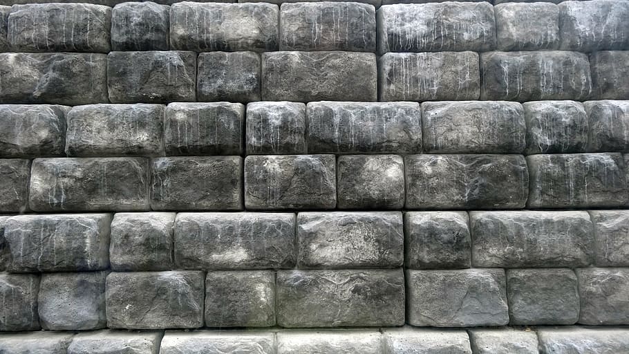 muro di mattoni concreti, parete, pietra, grigio, struttura, sfondo, superficie, modello, urbano, muro di pietra, muro di mattoni, sfondi, di fila, pila, industria, strutturato, fotogramma intero, nessuno, natura, giorno, solido, caratteristica della parete, ripetizione, grande gruppo di oggetti, architettura, avvicinamento, abbondanza, all'aperto, preparativi, 4K