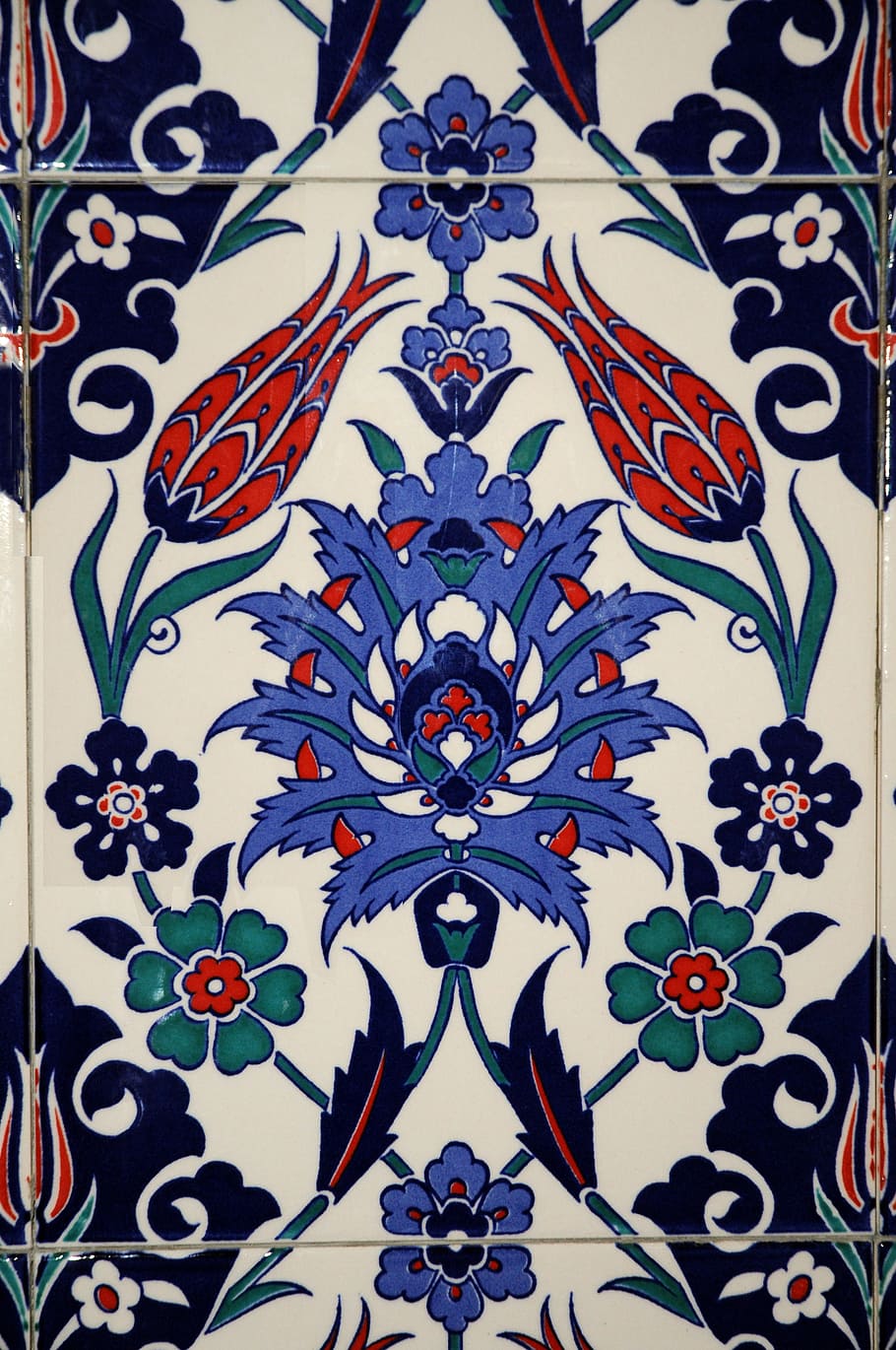 firkant, hvid, flerfarvede, blomster, flise, keramisk, fajance, Kalkun, antalya, mønster, Kunst og håndværk, design, kreativitet, fuld ramme, baggrunde, blomstermønster, tæt på, ingen mennesker, multi farvet, indendørs, håndværk, murbygningsfunktion, repræsentation, bygget struktur, form, gulve, gentagelse, detalje, abstrakt, udsmykkede, arkitektur og kunst, vægmaleri, 4K
