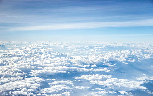 aerian, fotografie, nori, nori pe lume, cer, nor, vedere în cloud, albastru, alb, pufos, peisaj frumos, seninătate, atmosfera, natură, frumusețe în natură, nor - cer, liniște, nici o persoana, scenics, o scenă liniștită, fundaluri, scenice - natura, vedere aeriene, Cloudscape, idilic, culoare alba, zi, în aer liber, mediu inconjurator, de mai sus, meteorologie, moliciune, 2K, CC0, domeniu public, fără drepturi de autor