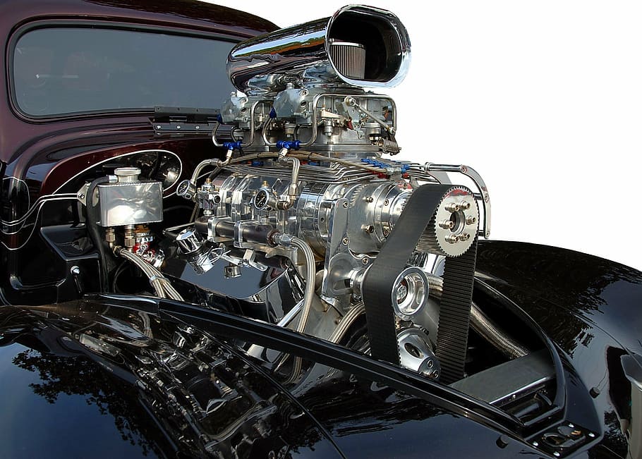 stříbrný motor auta, auto, motor, mechanik, vozidlo, motor auta, automobil, přeprava, opravit, Napájení, automobilového průmyslu, technologie, kov, stroj, mechanický, chrom, doprava, oprava auta, Rychlost, kovový, údržba, lesklý, palivo, rychle, čistý, řídit, automechanik, olej, vysoký výkon, přizpůsobené, způsob dopravy, motorové vozidlo, pozemního vozidla, světlomet, motocykl, detail, den, nikdo, odraz, osvětlovací zařízení, části vozidla, sklo - materiál, stacionární, stříbrné barvy, luxus, 2K
