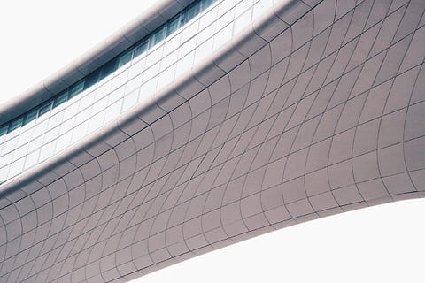 photo, gray, concrete, building, structure, architecture, geometry, lines, curves, modern, built structure, low angle view, no people, sky, nature, day, pattern, building exterior, connection, outdoors, bridge - man made structure, bridge, clear sky, city, abstract, sunlight, reflection, design, office building exterior, 2K, CC0, public domain, royalty free