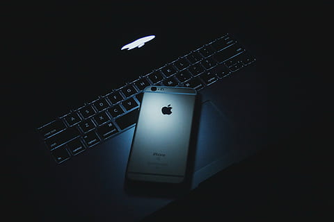 gold iphone 6, 6s, macbook, pro, silver, iphone, s, top, office, work, business, workspace, table, desk, gadgets, laptop, computer, keyboard, smartphone, mobile, no people, internet, communication, indoors, computer keyboard, data, night, technology, close-up, computer equipment, wireless technology, connection, computer key, computer network, computer part, black background, dark, studio shot, computer hacker, computer crime, global communications, 2K, CC0, public domain, royalty free