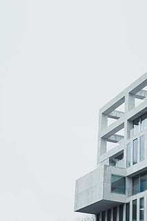 bottom view, concrete, building, structure, sky, infrastructure, window, establishment, hotel, city, urban, architecture, art, glass, roof, copy space, building exterior, built structure, low angle view, outdoors, modern, day, no people, nature, clear sky, office building exterior, office, residential district, tall - high, skyscraper, apartment, 5K, CC0, public domain, royalty free