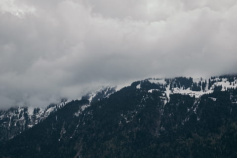 sort, dækket, sne, landskabsfoto, bjerg, Interlaken, Schweiz, natur, scenics, sky - himmel, bjergkæde, landskab, himmel, udendørs, bjergtop, vinter, ingen mennesker, europæiske alper, vejr, bybilledet, skønhed i naturen, scenics - natur, miljø, kold temperatur, træ, plante, jord, rolig scene, ro, Skov, fyrretræ, nåletræ, fyrreskov, snedækket bjerg, 5K, CC0, offentligt domæne, royaltyfrie
