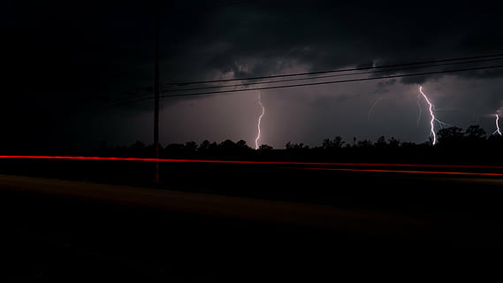 lyn, torden, nat tid, skyer, lynnedslag, nat, himmel, storm, tordenvejr, magt i naturen, vejr, mørk, storm sky, dramatisk himmel, fare, sky - himmel, strøm, skønhed i naturen, lang eksponering, natur, bevægelse, skilt, ingen mennesker, advarselsskilt, forked lightning, hastighed, belyst, udendørs, 4K, CC0, offentligt domæne, royaltyfrie