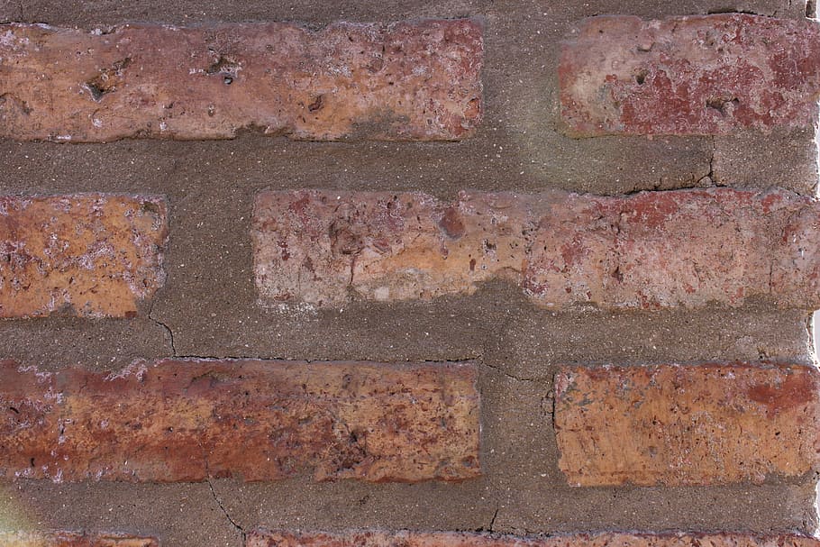 mattoni, parete, pietra, rocce, struttura, sfondo, architettura, caratteristica della parete, nessuno, vecchio, mattone, avvicinamento, fotogramma intero, sfondi, strutturato, muro di mattoni, struttura costruita, storia, giorno, all'aperto, di fila, solido, danneggiato, il passato, materiale lapideo, calcestruzzo, 4K