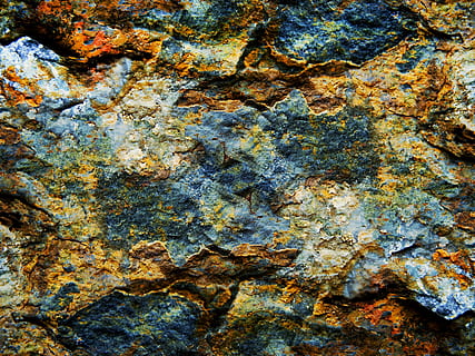piedra, textura, estructura, rock, -, objeto, texturizado, roca - objeto, áspero, fotograma completo, antecedentes, resumen, de cerca, naturaleza, nadie, cara de roca, modelo, día, al aire libre, patrón natural, sólido, erosionado, liquen, metal, antiguo, el maletero, marrón, arruinado, 2K, CC0, dominio público, libre de derechos