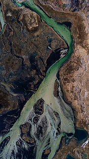 letecký, Pohled, řeka, hory, prohlížení fotografie, les, oceán, zimní, textura, vzhůru nohama, zelená, modrý, hnědý, národní geografie, prozkoumat, cestovat, krajina, fantom 4, dji, voda, letecký pohled, životní prostředí, Příroda, nikdo, scenics - příroda, den, krása v přírodě, zelená barva, klid, přistát, mimoměstské scény, vysoký úhel pohledu, venku, celý rám, klidné scény, golf, jezero, 5K, CC0, veřejná doména, bez autorských práv