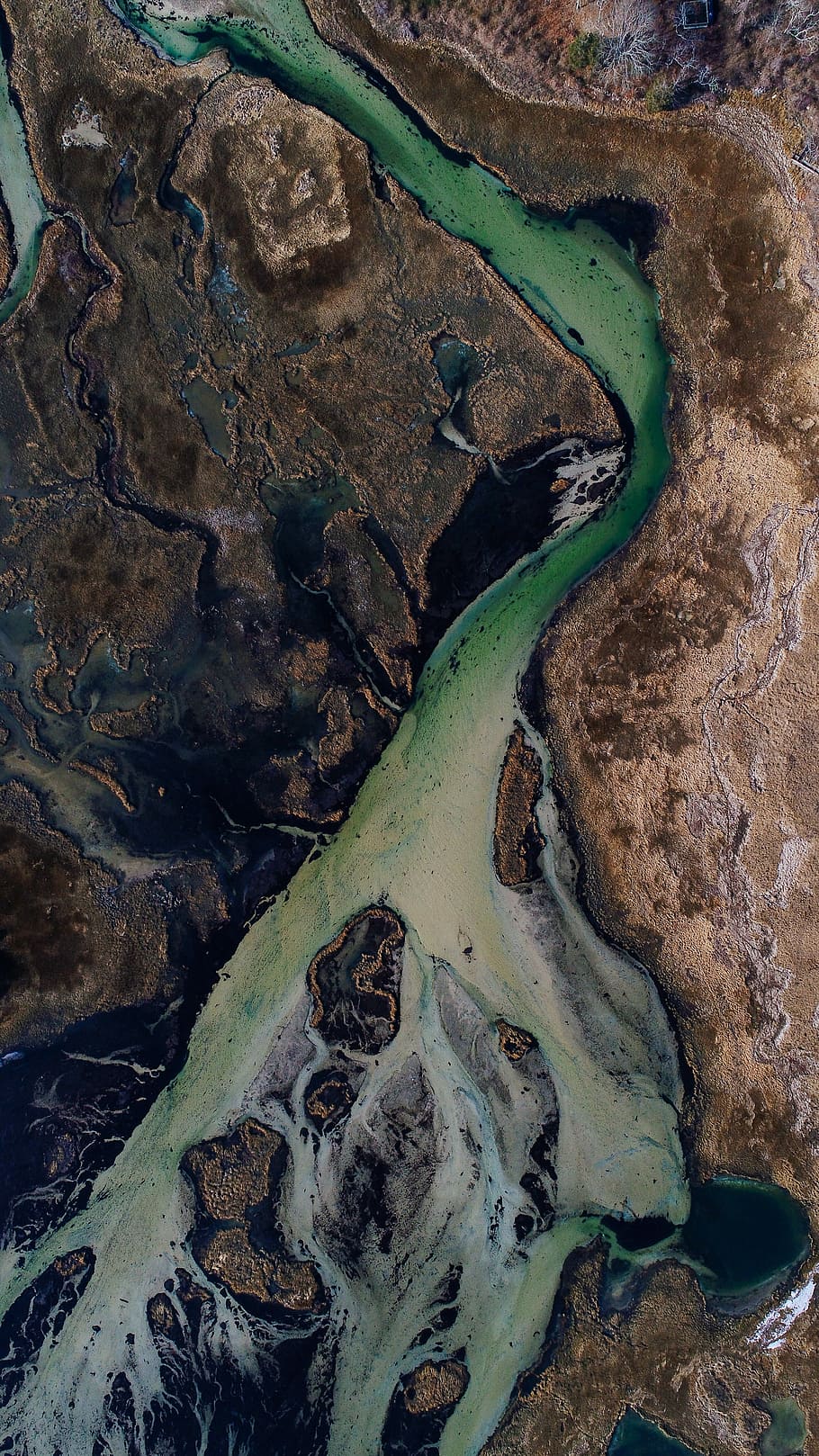 letecký, Pohled, řeka, hory, prohlížení fotografie, les, oceán, zimní, textura, vzhůru nohama, zelená, modrý, hnědý, národní geografie, prozkoumat, cestovat, krajina, fantom 4, dji, voda, letecký pohled, životní prostředí, Příroda, nikdo, scenics - příroda, den, krása v přírodě, zelená barva, klid, přistát, mimoměstské scény, vysoký úhel pohledu, venku, celý rám, klidné scény, golf, jezero, 5K