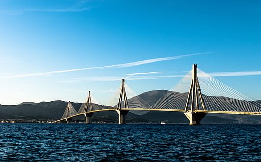oakland bay bridge, San Francisco, bílý, hnědý, velký most, rio, Řecko, most - mužská konstrukce, visutý most, slavné místo, architektura, nebe, modrý, cestovní místa, cestovat, nikdo, přeprava, voda, venku, den, most, spojení, moře, stavba, Příroda, destinace, plachetnice, záliv, 5K, CC0, veřejná doména, bez autorských práv