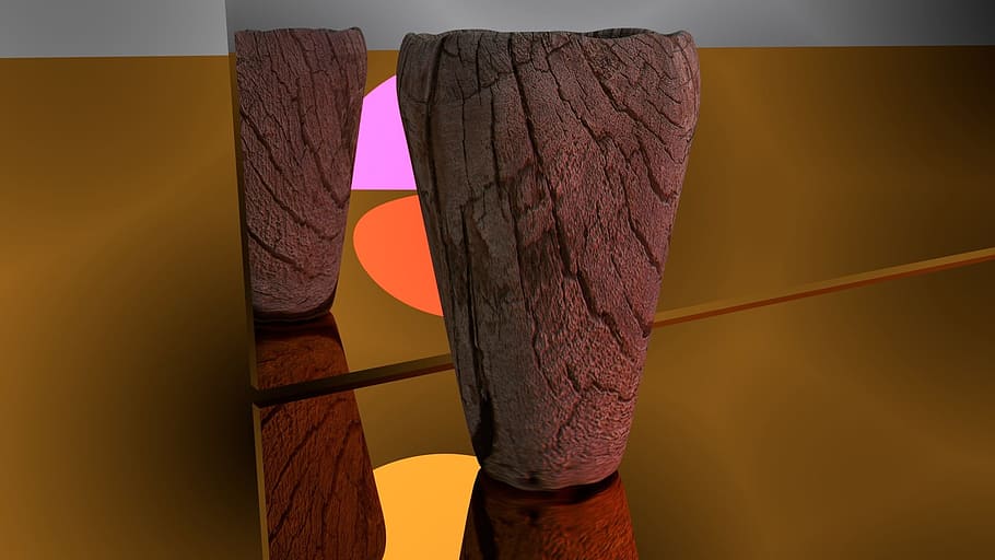 legna, specchio, tazza, riflessione, giallo, Marrone, rosa, tramonto, in casa, girato in studio, legno - materiale, nessuno, avvicinamento, tessile, colore rosa, sfondo colorato, grigio, due oggetti, mobilia, posto a sedere, arte e artigianato, capi di abbigliamento, caratteristica della parete, attività di svago, design, viola, lusso, 1080P