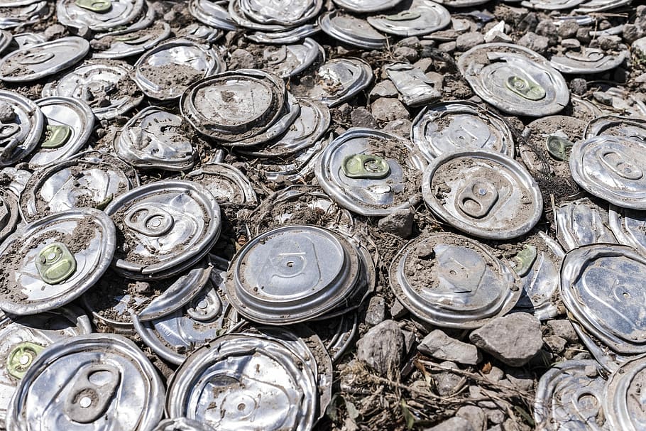 grey, flat, soda cans, rocks, daytime, objects, lazy, cans, garbage, pattern, background, recycle, metal, tin, trash, coin, currency, finance, wealth, business, close-up, drink can, aluminum, can, beer - alcohol, silver - metal, large group of objects, full frame, backgrounds, no people, high angle view, recycling, abundance, still life, day, drink, crushed, stack, environmental issues, silver colored, heap, refreshment, consumerism, 5K
