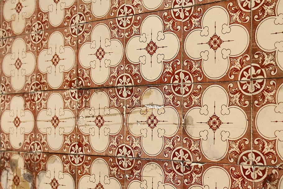 dlaždice, azulejos, vzor, květinový vzor, pozadí, nikdo, celý rám, uvnitř, design, nástěnný prvek, opakování, architektura, stavba, tvar, umění a řemesla, geometrický tvar, dekorace, kruh, detail, tvořivost, tapeta na zeď, řemeslo, vyšperkovaný, 4K