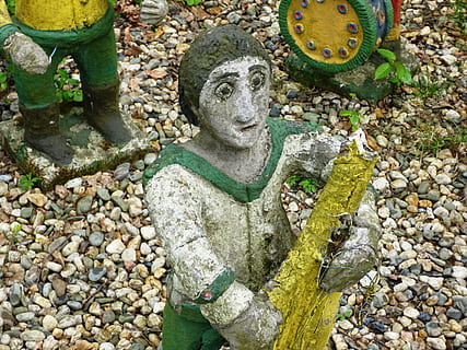 escultura, folk, personagem, cara, homem, sólido, arte e Artesanato, representação, dia, agua, ninguém, estátua, pedra - objeto, criatividade, natureza, representação humana, Rocha, pedra, visão de alto ângulo, ao ar livre, construir, rock - objeto, seixo, 4K, CC0, domínio público, royalty free