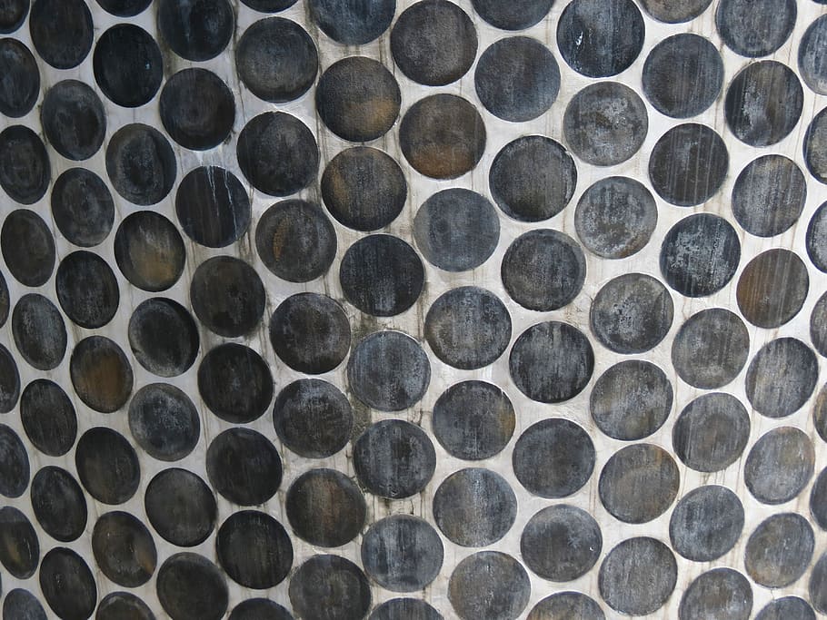 pilotes, negre, plom, grafit, negre, dirigir, forat, patró, cercle, primer pla, hexàgon, fons, marc complet, forma, forma geomètrica, cap gent, disseny, textura, repetició, dia, en fila, a l'aire lliure, pila, gran grup d'objectes, detall, sòls, 4K