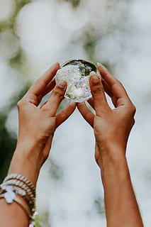little, crystal ball, Woman, little crystal, female, hands, glass building, femine, human Hand, holding, nature, outdoors, people, human body part, only women, adults only, one person, hand, real people, focus on foreground, personal perspective, lifestyles, body part, day, close-up, adult, unrecognizable person, leisure activity, selective focus, women, finger, human limb, 2K