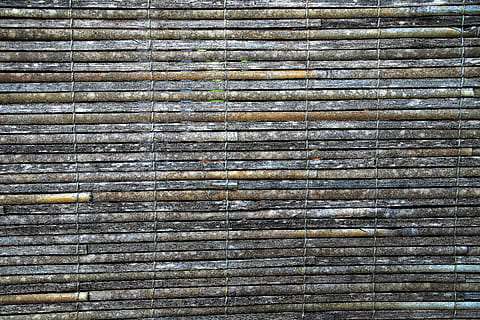 brown matchstick blinds, mata, braid, model, texture, bamboo, web, abstract, harsh, the structure of the, the background, grunge, pattern, background, desktop, natural, wallpaper, decorative, ornament, closeup, woven, decoration, backgrounds, full frame, metal, no people, day, textured, repetition, close-up, wood - material, outdoors, in a row, safety, closed, protection, old, wall - building feature, wood, rusty, security, silver colored, iron, wood grain, 5K, CC0, public domain, royalty free