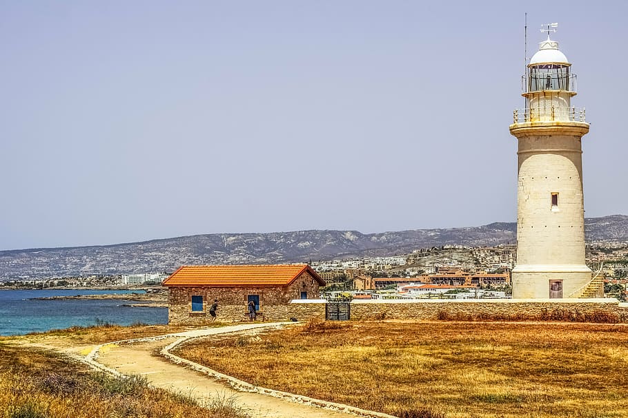 far, vista, mar, Camí, paisatge, mediterrani, parc arqueològic, paphos, Xipre, estructura construïda, arquitectura, exterior de l'edifici, torre, edifici, orientació, cel, direcció, naturalesa, cap gent, terra, horitzó, protecció, aigua, destinacions de viatge, dia, a l'aire lliure, seguretat, 5K