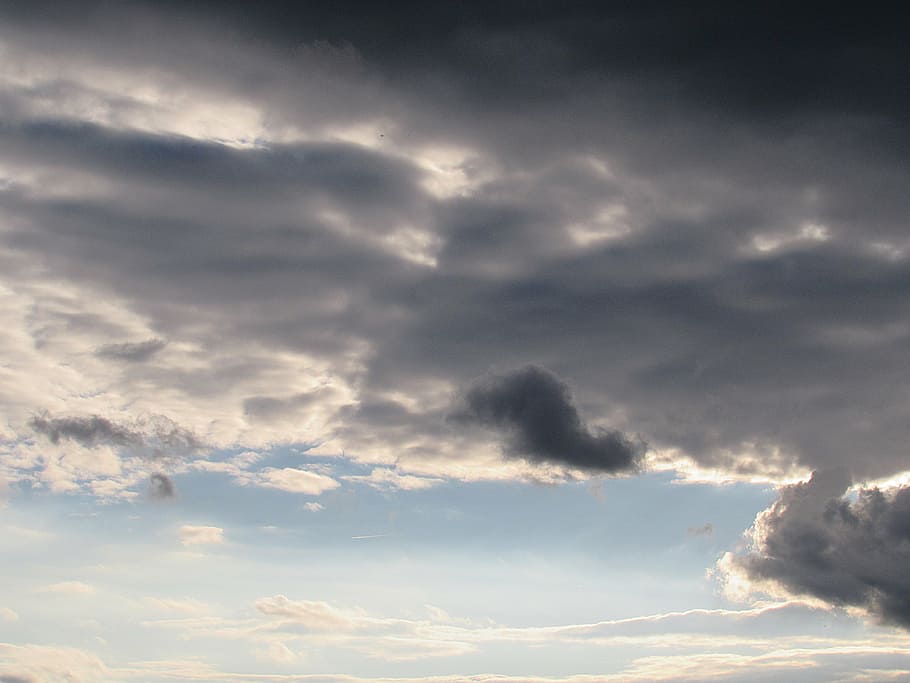 skyer, himmel, mørke skyer, vejr, foran, sky - himmel, cloudscape, skønhed i naturen, vind, dramatisk himmel, miljø, natur, atmosfære, ingen mennesker, baggrunde, scenics - natur, overskyet, storm, idyllisk, udendørs, ro, sollys, mørk, meteorologi, tjavsede, 4K