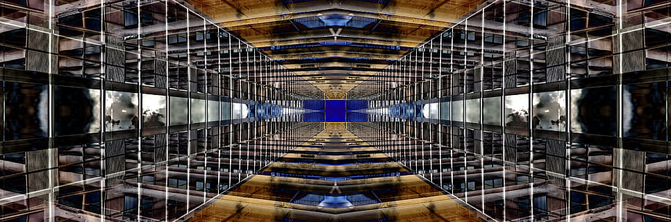 resum, patró, façana, finestra, línies, rectangles, duplicació, indústria, arquitectura, a l'interior, cap gent, tecnologia, simetria, fàbrica, edifici, magatzem, metall, il·luminat, en fila, habitació domèstica, negocis, estructura construïda, fons, ordre, repetició, complexitat, equipament industrial, directament a sota, acer, 8K, CC0, domini públic, lliure de regalies