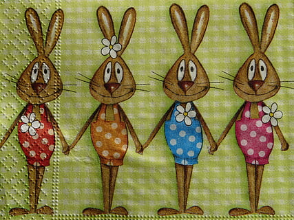 peçete, Paskalya, paskalya peçete, Paskalya Tavşanı, easter bunny ailesi, kutlama, Festival, dekorasyon, insansız, gün, açık havada, kapatmak, Sanat ve zanaat, yaratıcılık, Desen, zanaat, yan yana, duvar inşa özelliği, dizayn, temsil, çok renkli, varyasyon, seçim, üst üste, içeriye, bütün çerçeve, şekil, insan temsili, çiçek desenli, 2K, CC0, kamu malı, telif ücretsiz
