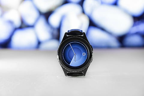 round, black, digital, watch, 6:50, blue, analog, leather, band, bracelet, still, items, things, technology, time, wrist, horology, bokeh, single object, navigational compass, close-up, no people, day, outdoors, clock, alarm clock, focus on foreground, wristwatch, clock face, clock hand, deadline, accuracy, instrument of time, indoors, minute hand, still life, timer, number, checking the time, countdown, personal accessory, 5K, CC0, public domain, royalty free