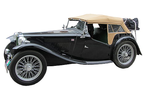 Vintage ▾, nero, convertibile, coupe, vecchi tempi, auto, vecchio, classico, settore automobilistico, isolato, maturo, pneumatici auto, bordo, modo di trasporto, mezzi di trasporto, veicolo a motore, veicolo terrestre, sfondo bianco, in stile retrò, stazionario, ruota, giorno, metallo, ritagliare, cielo sereno, girato in studio, natura, nessuno, macchina vintage, all'aperto, pneumatico, lusso, cromo, 4K, CC0, dominio pubblico, privo di copyright