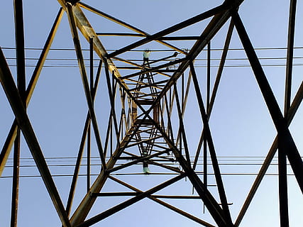 struktur, linjer, konstruktion, arkitektur, kontrast, by, tårn, himmel, bygninger, el-pylon, kabel, forbindelse, elektricitet, Strømforsyning, teknologi, brændstof og elproduktion, metal, bygget struktur, ingen mennesker, mønster, natur, bjælke, gitter, skyfri himmel, strømkabel, elnettet, kompleksitet, udendørs, legering, stål, direkte under, global kommunikation, 1080P, CC0, offentligt domæne, royaltyfrie