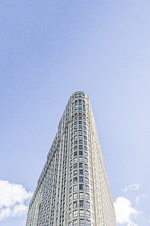 dangus, debesys, pastatas, architektūra, mėlynas dangus, miesto centre, Toronto, pastatyta struktūra, žemas kampo vaizdas, pastato išorė, miestas, biurų pastato išorė, dangoraižis, aukštas - aukštas, dieną, modernus, pobūdį, bokštas, kopijavimo vietos, mėlyna, nėra žmonių, biuras, lauke, saulės šviesa, butas, 5K, CC0, Viešasis domenas, nemokamai