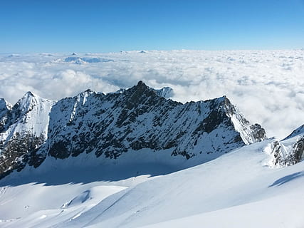 gruppo di miscuglio, superiore, dom, de, montagna, coperto, la neve, nube, altitudine, catena montuosa, temperatura fredda, inverno, scenics - natura, bellezza nella natura, montagna innevata, cielo, Colore bianco, ambiente, natura, la tranquillità, scena tranquilla, nuvola - cielo, nessuno, scena non urbana, paesaggio, giorno, picco di montagna, 2K, CC0, dominio pubblico, privo di copyright