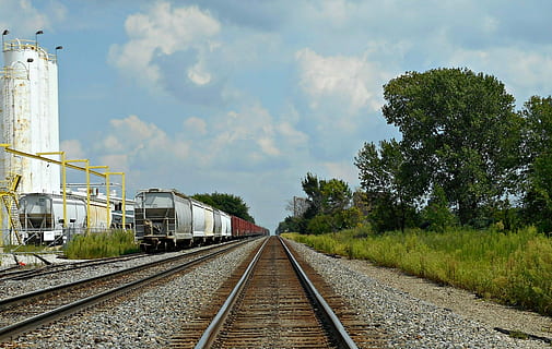 trem, frete, carga, ferrovia, rastrear, Transporte ferroviário, plantar, transporte, céu, árvore, direção, o caminho a seguir, nuvem - céu, natureza, transporte público, modo de transporte, ponto de fuga, dia, Perspectiva Diminutiva, ninguém, trem - veículo, arquitetura, ao ar livre, 1080P, CC0, domínio público, royalty free