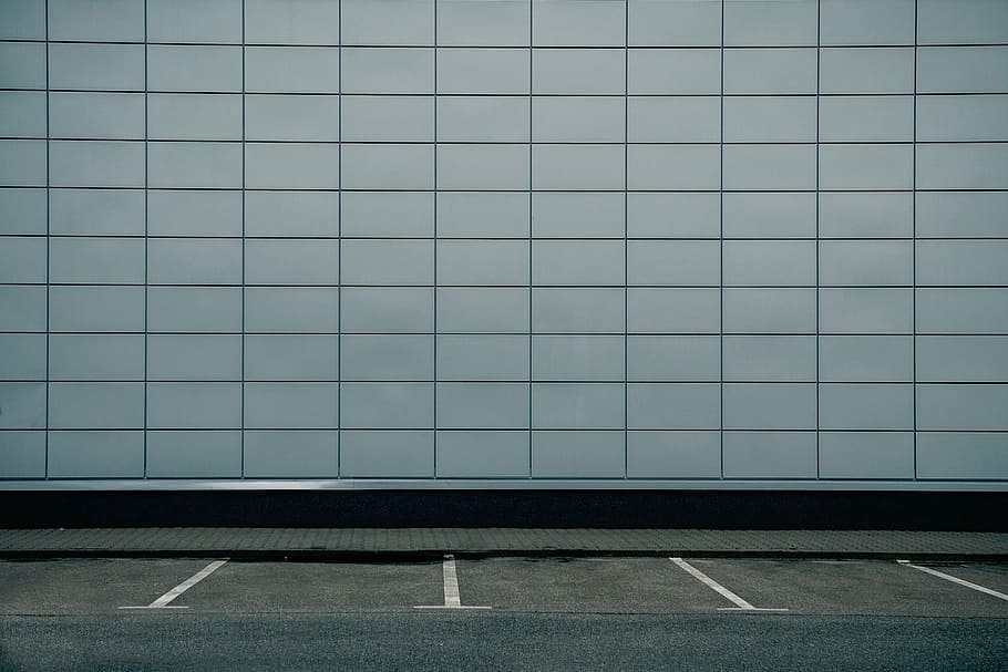sense títol, paret, línies, carretera, aparcament, gris, sòls, arquitectura, fons, funció de construcció de parets, cap gent, patró, buit, ciutat, transport, còpia espai, símbol, signe, a l'interior, absència, rajola, en blanc, modern, dia, línia divisòria, 1080P