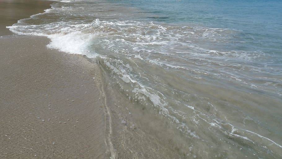 oceà, onada, onades, platja, aigua, que flueix, mar, fora, Carib, Carib oriental, tròpics, tropical, línia de costa, illa, st lucia, turquesa, sorra, remolí, clar, terra, moviment, esport aquàtic, esport, surf, bellesa a la natura, dia, escenics - natura, naturalesa, a l'aire lliure, vista d’angle alt, tranquil·litat, 2K