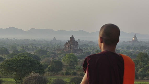 mężczyzna, na stojąco, oprócz, drzewa, Budda, bagan, świątynia, na dworze, jedna osoba, buddyzm, mężczyźni, Natura, ludzie, Góra, kolorowy obraz, dorosły, widok z tyłu, prawdziwi ludzie, architektura, zbudowana struktura, na zewnątrz budynku, religia, mgła, cele podróży, podróżować, środowisko, miejsce kultu, wiara, duchowość, krajobraz, drzewo, historia, turystyka, patrząc na widok, starożytna cywilizacja, 1080P, CC0, domena publiczna, darmowe zdjęcia