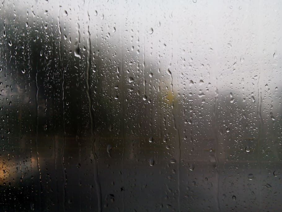 pluja, rosada, gotes, aigua, vidre, mirall, que flueix, una mica, yogyakarta, surakarta, karanganyar, indonesi, Milà, humit, tirar, vidre - material, finestra, transparent, marc complet, a l'interior, cap gent, fons, naturalesa, gota de pluja, temporada de pluges, primer pla, dia, centrar-se en primer pla, 1080P