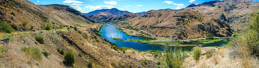 serp, riu, turó, reflexió, cap gent, herba, aigua, naturalesa, dia, llac, cel, a l'aire lliure, muntanya, escenics - natura, medi ambient, escena tranquil·la, paisatge, destinacions de viatge, terra, Serra, escena no urbana, tranquil·litat, bellesa a la natura, panoràmica, 8K