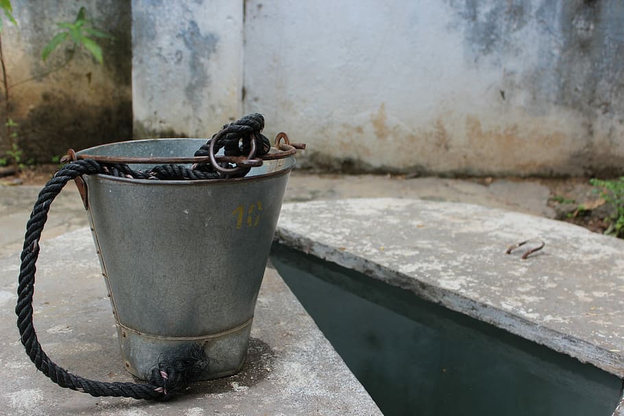 puntello, secchio, natura, modello, nessuno, acqua, concentrarsi sulle conoscenze acquisite, giorno, avvicinamento, all'aperto, metallo, contenitore, attrezzature domestiche, utensile da cucina, animale, muro di contenimento, temi animali, un animale, preparazione, cibo e bevande, caratteristica della parete, parete, 5K