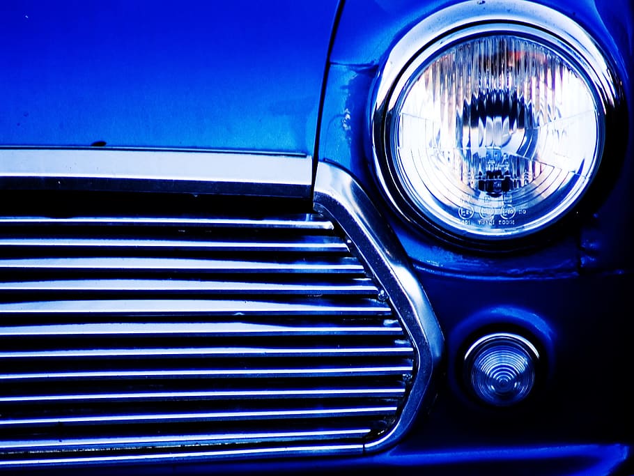 Mavi araba, araba, ön, ışık, mavi, mini, araç, otomobil, Oto, metal, mekanik, araba tamircisi, parlak, Motorlu araç, ulaşım modu, kara taşıtı, far, taşımacılık, eski model araba, retro tarz, insansız, kapatmak, aydınlatma ekipmanı, gün, açık havada, araç kısmı, lüks, krom, Antik, araç lambası, gümüş renkli, elektrik lambası, 1080P
